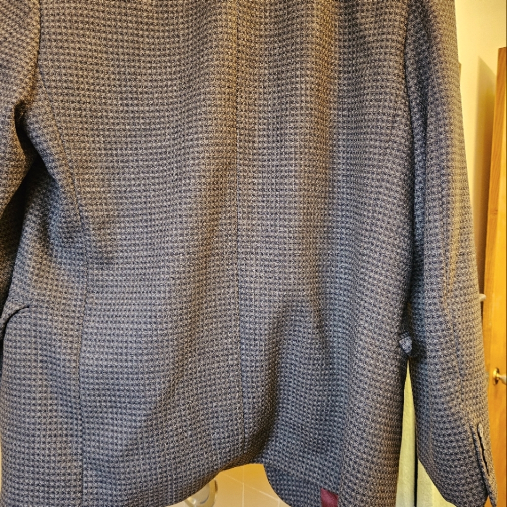 Gianfranco Ruffini Wool Houndstooth Men's Jacket 40R - Picture 4 of 6